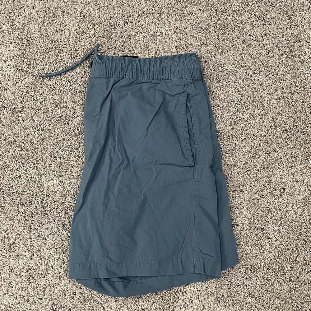 Blue cargo shorts